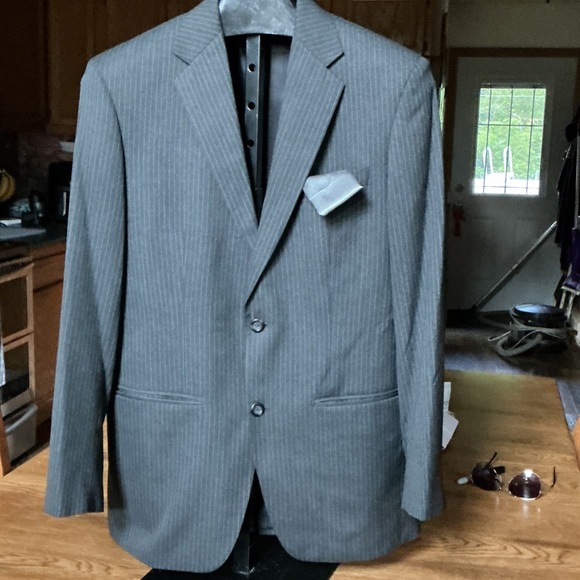 Merona Charcoal Pinstripe Men's Blazer